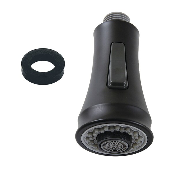 2Function PullDown Kitchen Faucet Sprayer Head, Matte Black